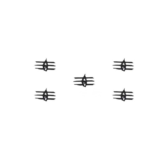 Comet Busters Traditional Mahankal Design Black Bindi (BIN394)