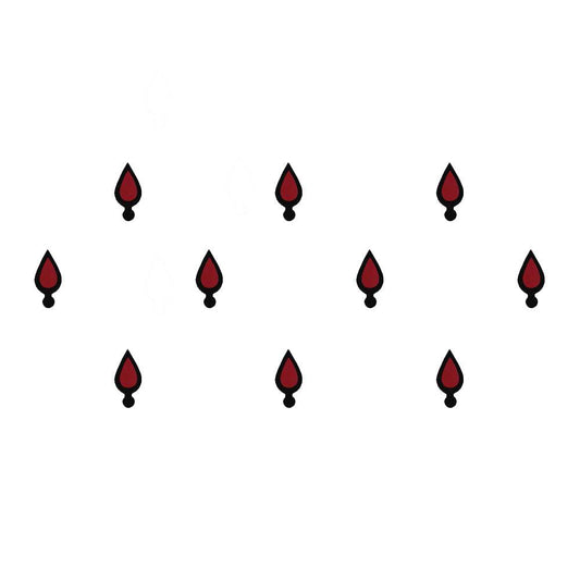 Comet Busters Traditional Maroon Bindi (BIN293)