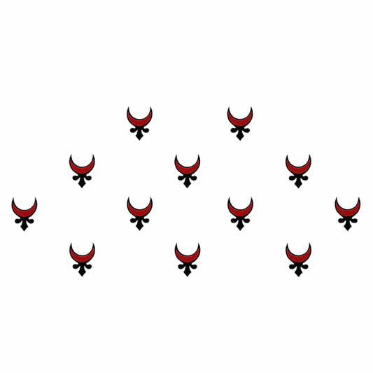 Comet Busters Traditional Maroon Moon Bindi (BIN529)