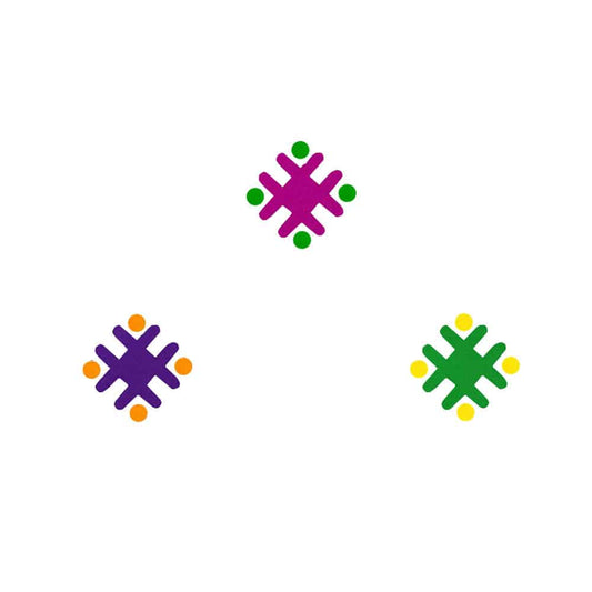 Comet Busters Traditional Multicolor Bindi (BIN1046)