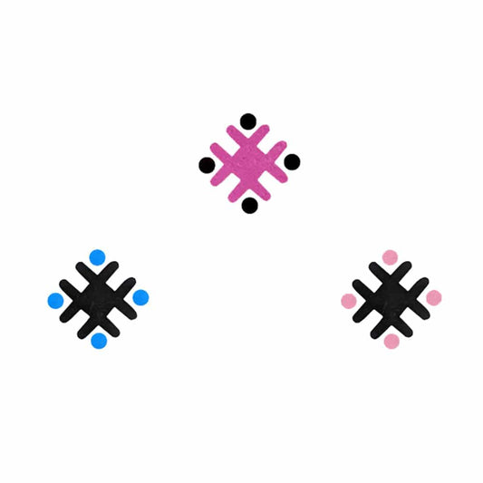 Comet Busters Traditional Multicolor Bindi (BIN1049)