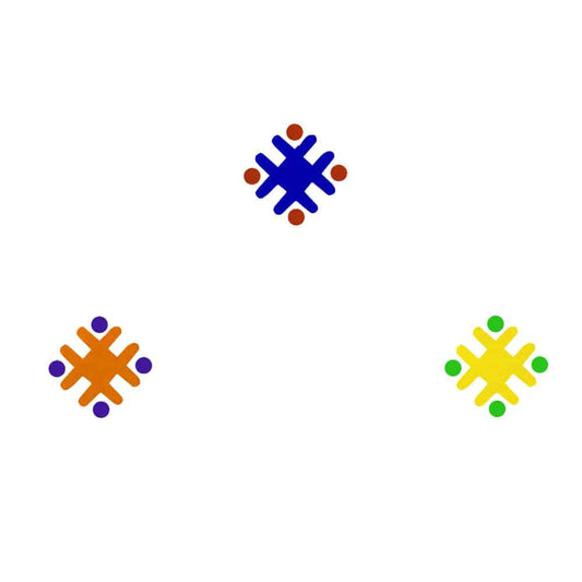 Comet Busters Traditional Multicolor Bindi (BIN1050)