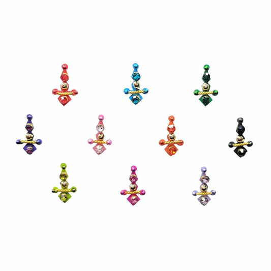 Comet Busters Traditional Multicolor Bindi (BIN173)