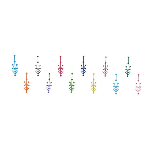 Comet Busters Traditional Multicolor Bindi (BIN222)