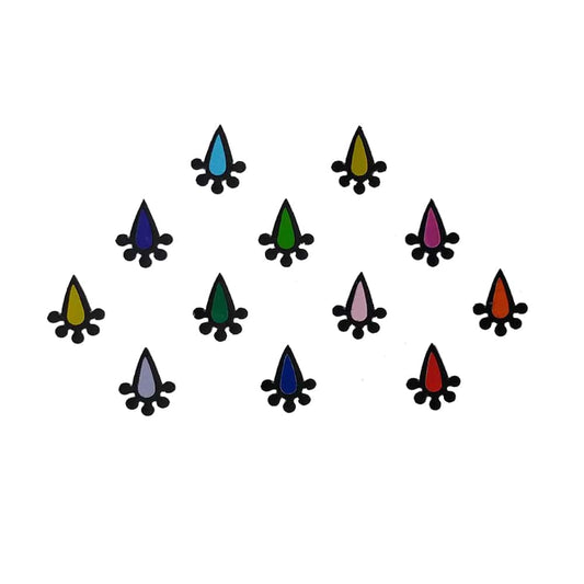 Comet Busters Traditional Multicolor Bindi (BIN223)
