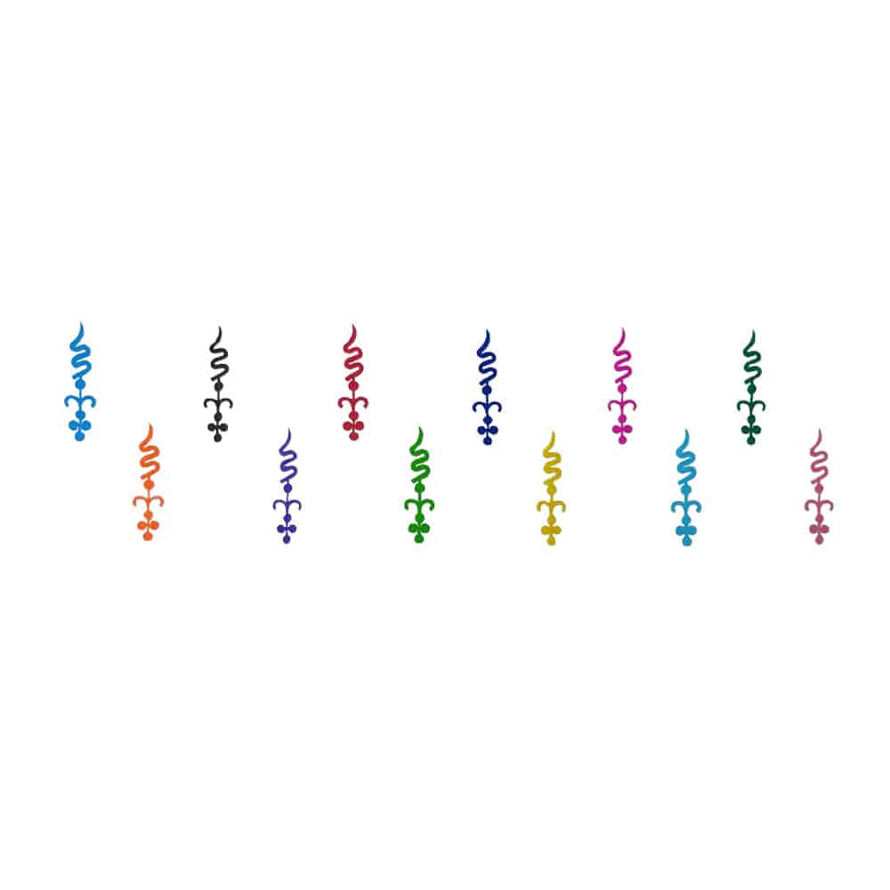 Comet Busters Traditional Multicolor Bindi (BIN224)