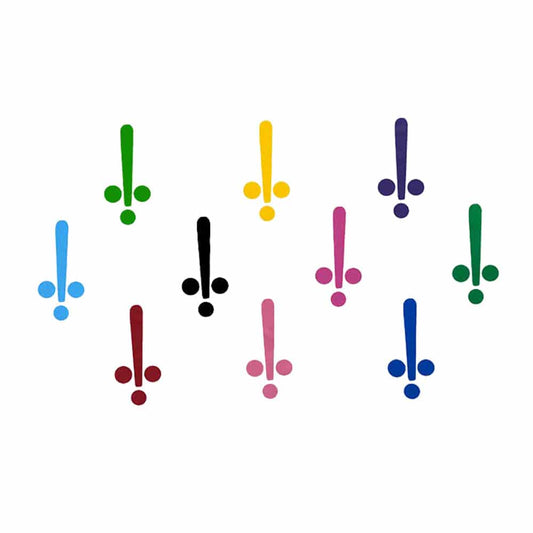 Comet Busters Traditional Multicolor Bindi (BIN276)