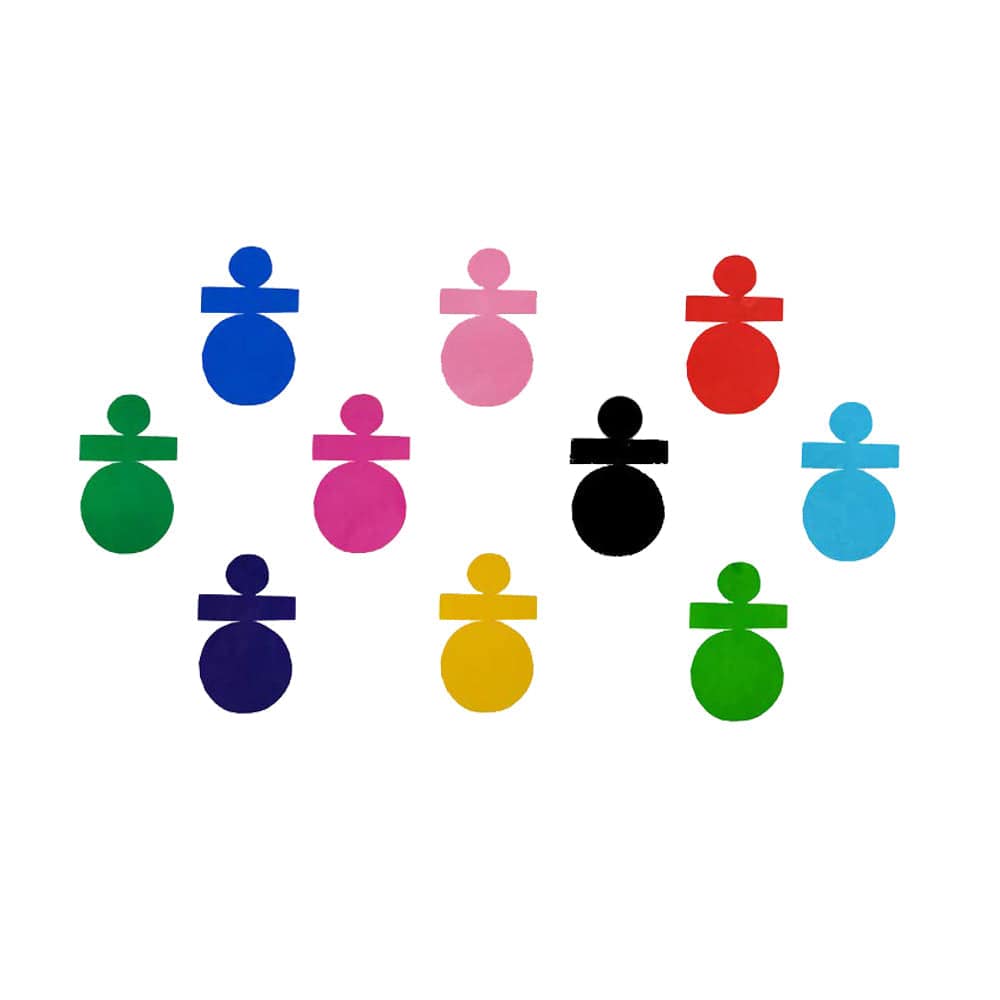 Comet Busters Traditional Multicolor Bindi (BIN279)