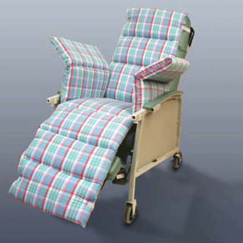 Comfort Seat Chair Overlay with Plaid Cover