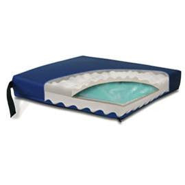 Convoluted Foam-Gel Wheelchair Cushion