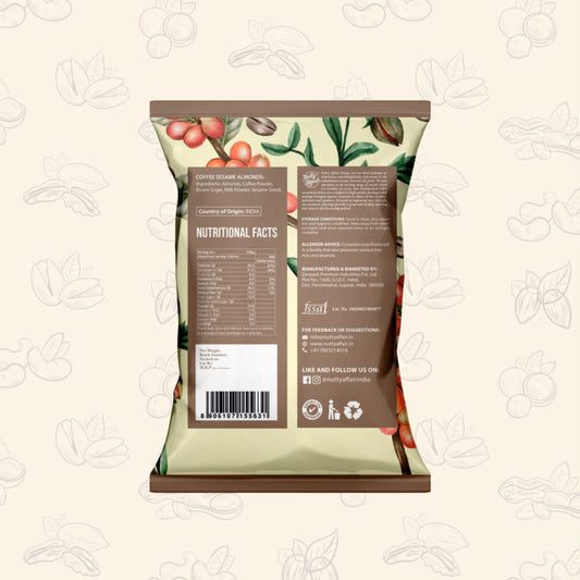 Nutty Affair Coffee Sesame Almond 105 gms (Pack Of 3- Each 35 gms)