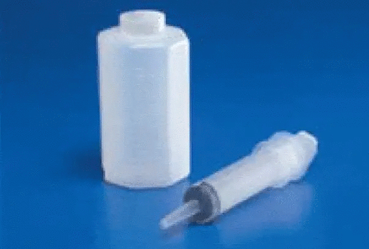 60 cc Piston Syringe with 500 cc Container and Basin