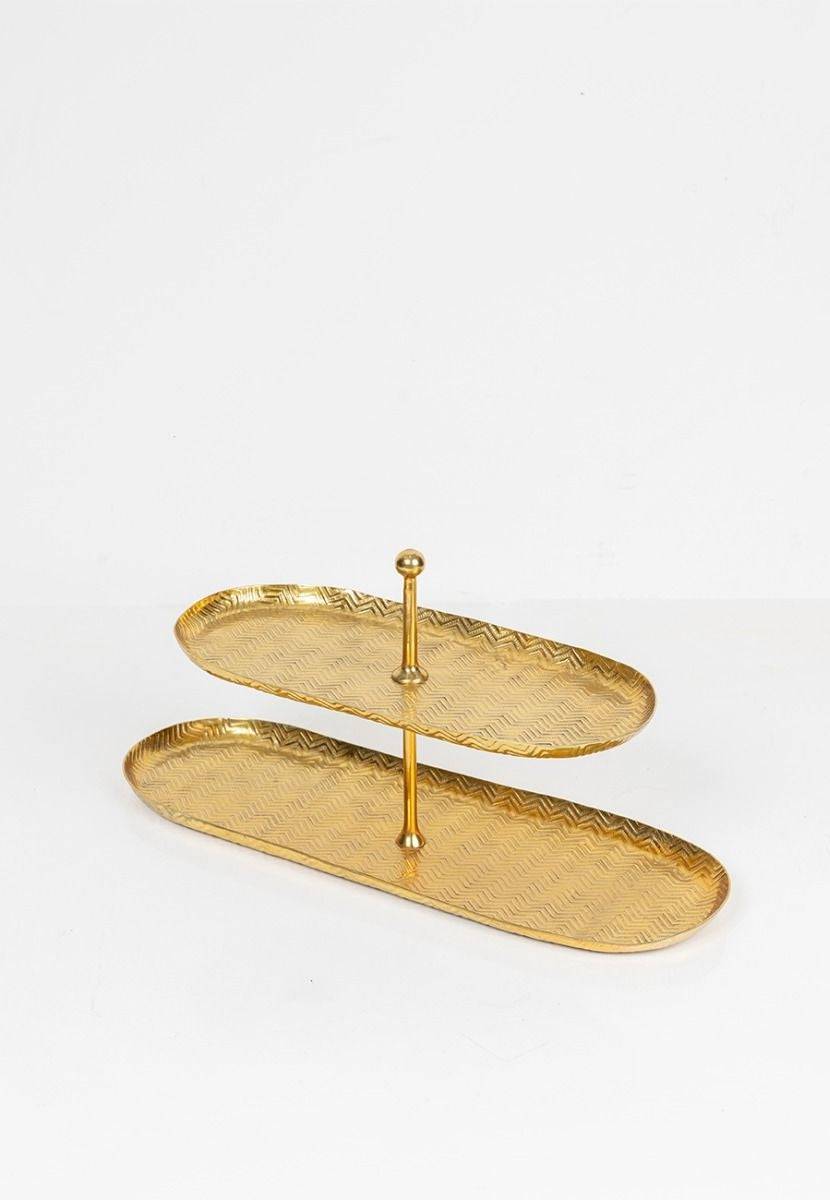 Golden Powder Aluminium Platter