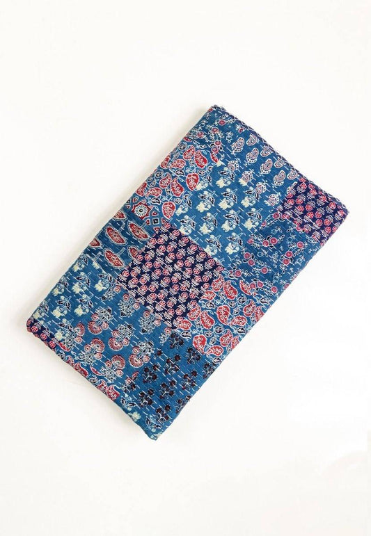 Hand-Woven Multi Coloured Cotton Bed Spread