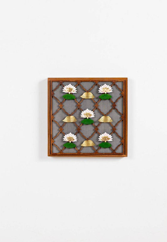 Lotus Composition with Pichwai Inspiration