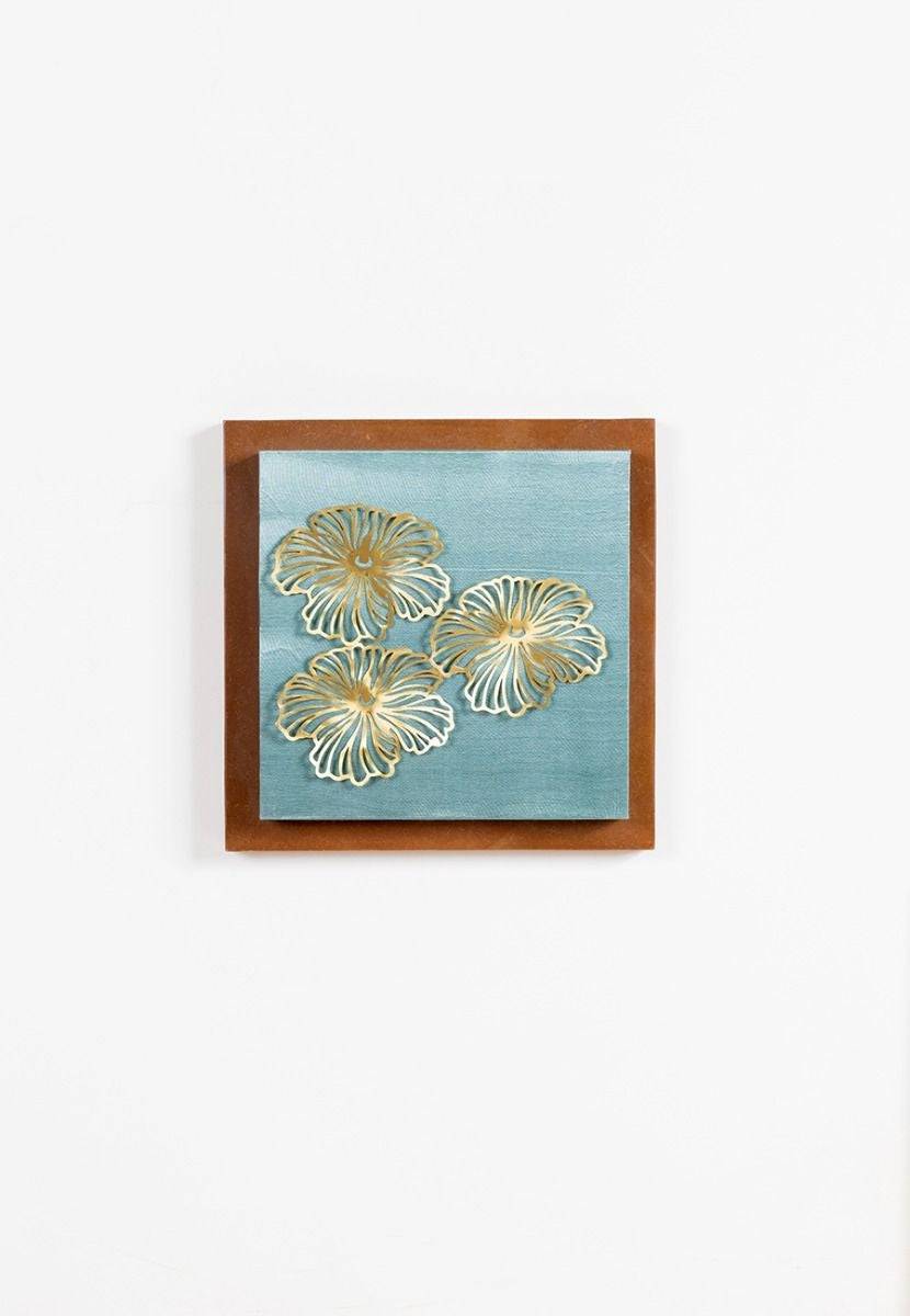 Wall Frame with Hibiscus Motif