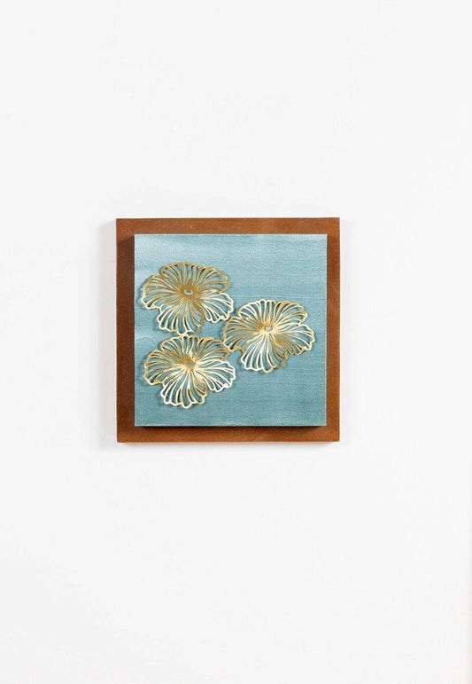 Wall Frame with Hibiscus Motif