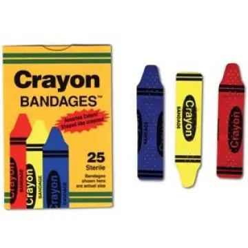 Crayon Adhesive Bandages 100 Count