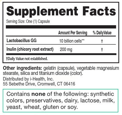 Culturelle Digestive Health Daily Probiotic Capsules with Lactobacillus GG 14 Count