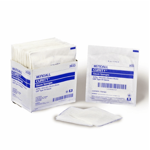 Curity Sterile Gauze Sponges, 4" x 4"