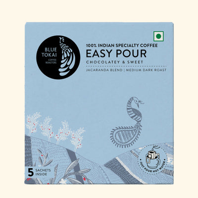 Blue Tokai Jacaranda Blend Medium Dark Roast Easy Pour Sachets