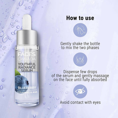 Faces Canada Youthful Radiance Serum - Blueberry