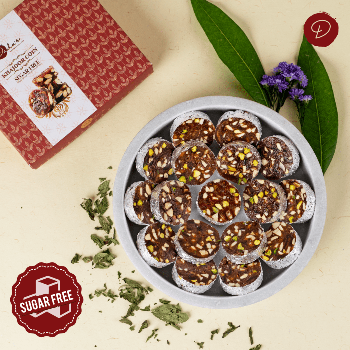 Dadu's Sugarfree Khajoor Coin 500 gms