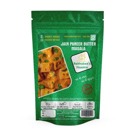 Rekhaben's Namkeen Jain Paneer Butter Masala | Ready To Eat 80 gms
