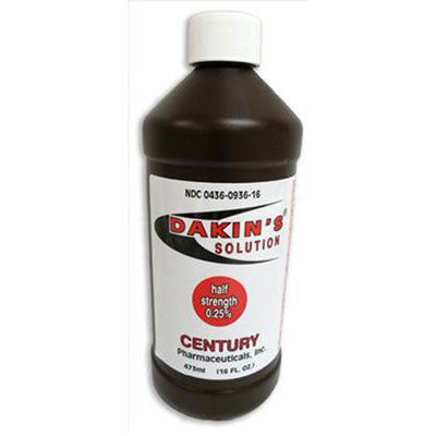 Dakins Solution 0.25% Antimicrobial Wound Cleanser 16 oz