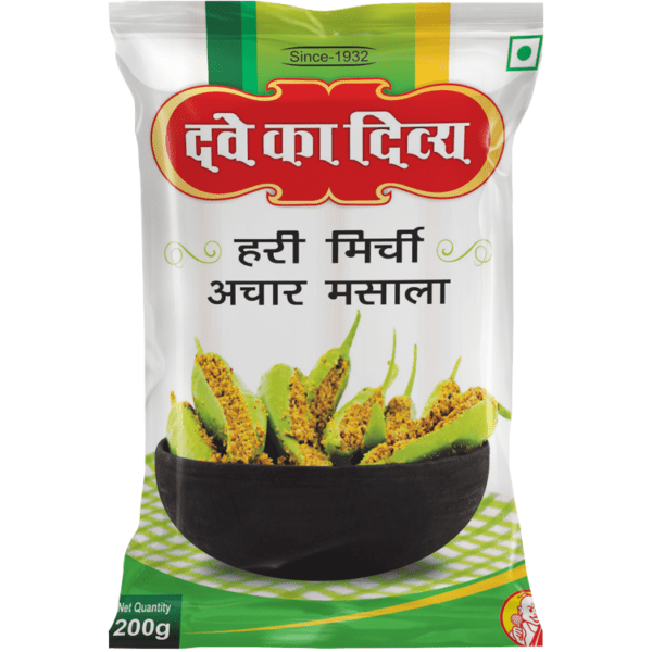 Dave Ka Divya Hari Mirchi Achar Masala - 200 gms