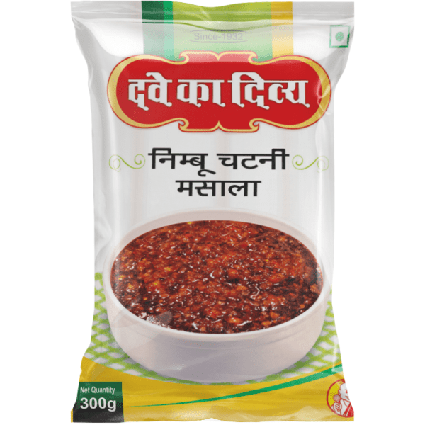 Dave Ka Divya Nimbu Chatni Achar Masala - 300 gms