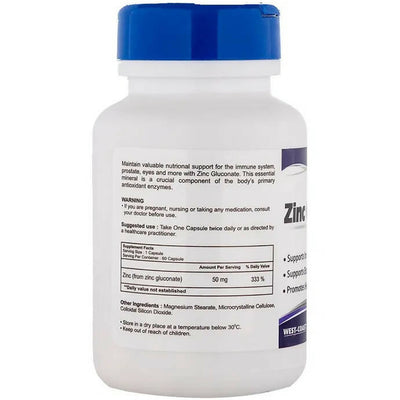 Healthvit Zinc Gluconate Capsules