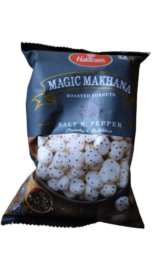 Haldiram’S Magic Makhana Roasted Foxnuts Salt N Pepper, 30G