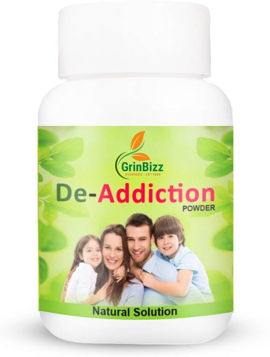 Grinbizz De-Addiction Powder | Sharab Mukti Dawa | Smoking Ban | Addiction Killer 75Gram