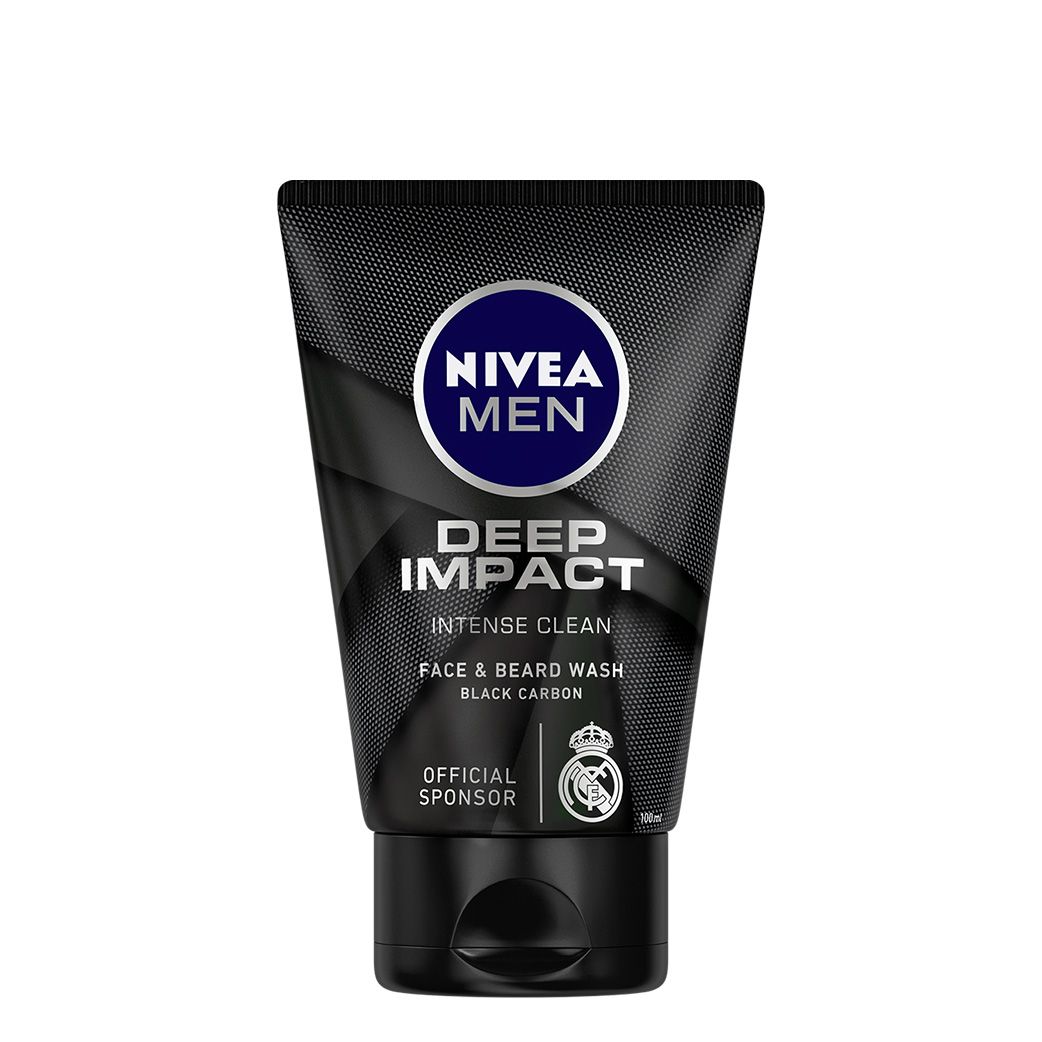 NIVEA MEN Deep Impact Intense Clean Face & Beard Wash (50gm)
