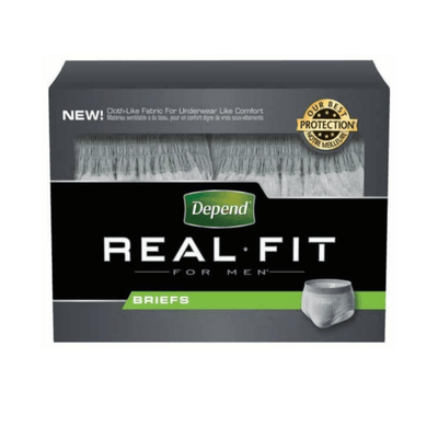 Depend Real Fit Briefs For Men Large- X-Large (20 Pack)