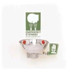 Opti-Klens Wall Mounted Emergency Eyewash Station