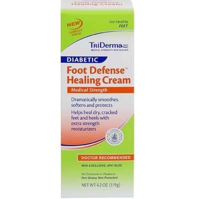 TriDerma Diabetic Foot Defense Healing Cream 2.2 oz