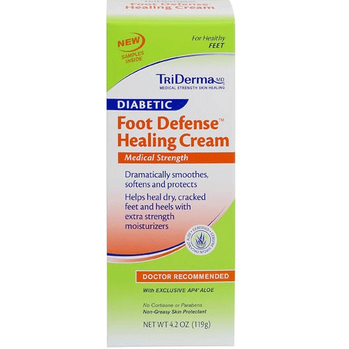 TriDerma Diabetic Foot Defense Healing Cream 2.2 oz