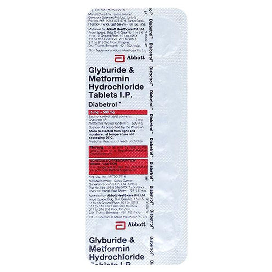 Abbott Diabetrol Tablet - 10 Tabs