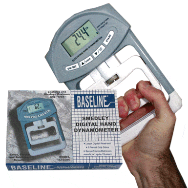 Digital LCD Smedley Grip Strength Dynamometer, 200 lbs