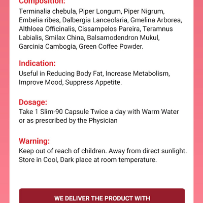 Ayurvedshakti Slim-90 Capsules