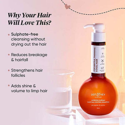 Dot & Key Moringa & Argan Oil Anti Hair Fall Shampoo