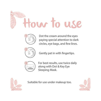 Dot & Key Retinol + Caffeine Eye Cream Concentrate
