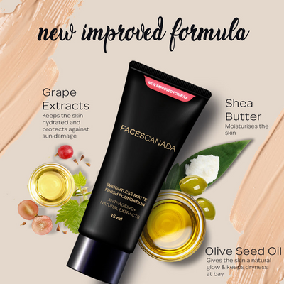 Faces Canada Weightless Matte Finish Foundation-Ivory 02