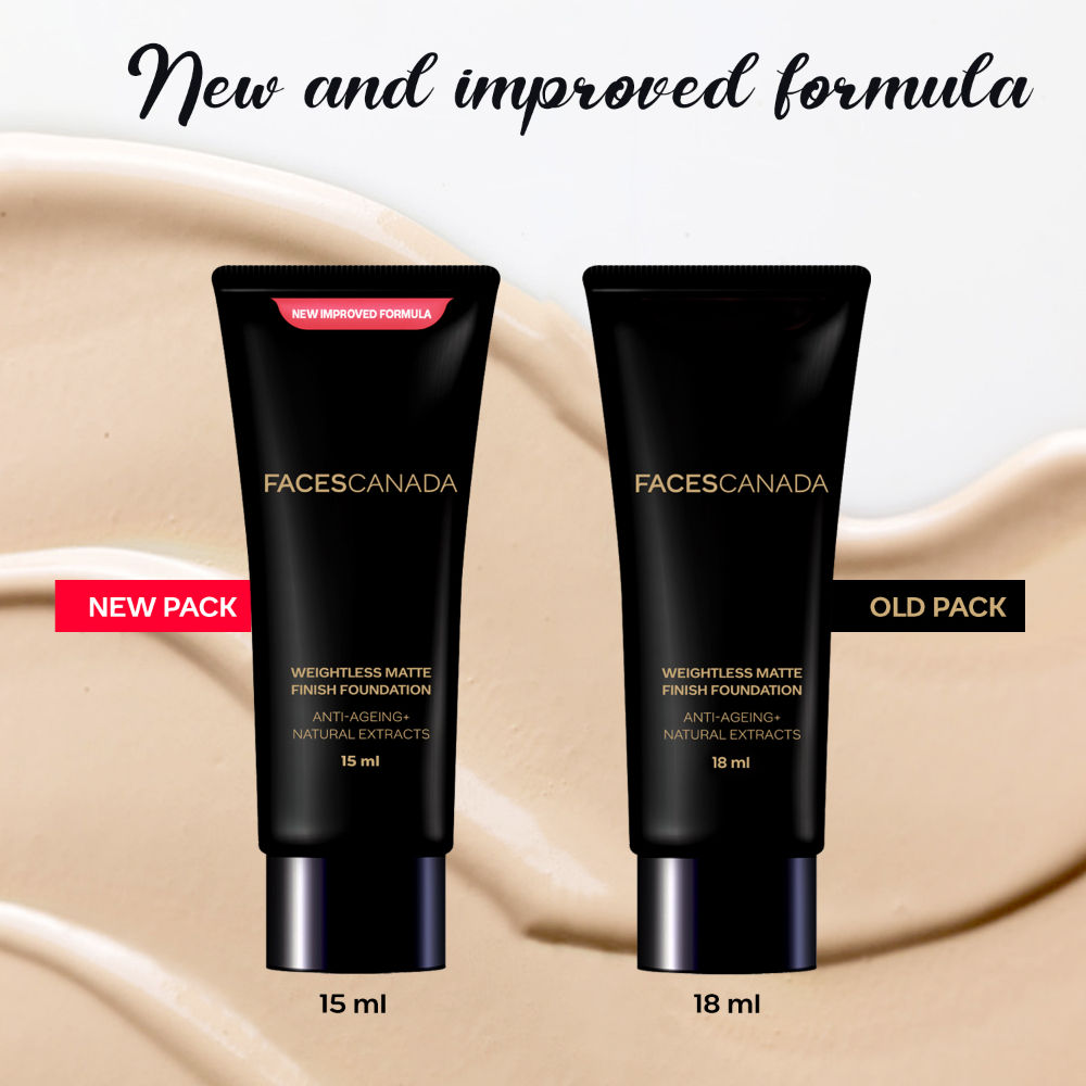 Faces Canada Weightless Matte Finish Foundation-Ivory 02