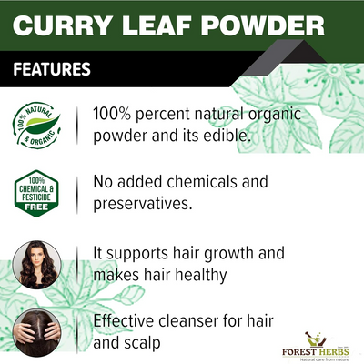 Forest Herbs Curry Leaves Hair Care Powder