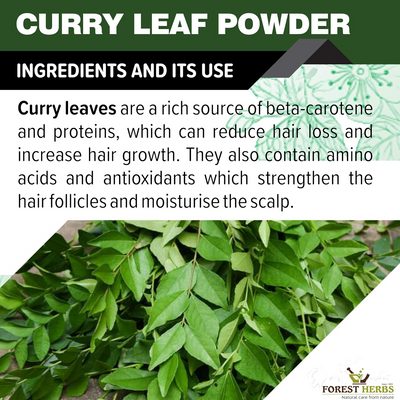 Forest Herbs Curry Leaves Hair Care Powder