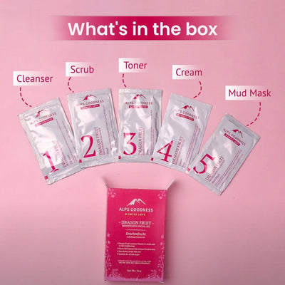 Alps Goodness Dragon Fruit Brightening Facial Kit