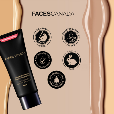 Faces Canada Weightless Matte Finish Foundation-Sand 06
